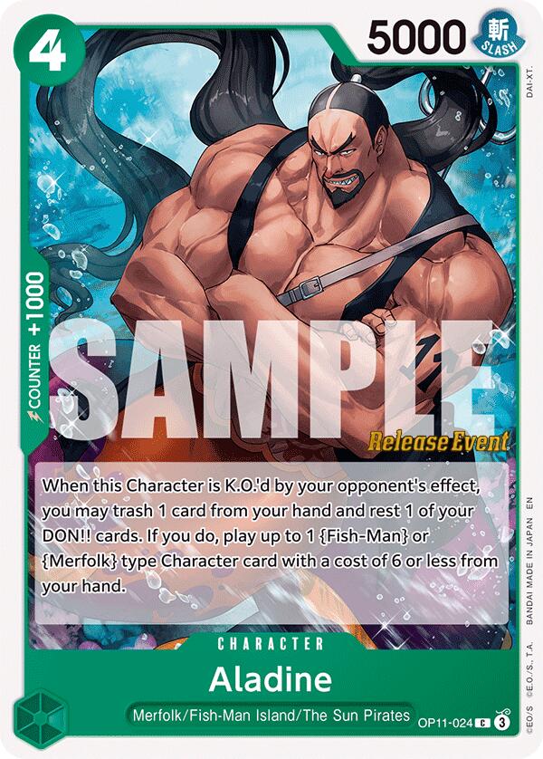 Aladine [A Fist of Divine Speed Release Event Cards] | Total Play