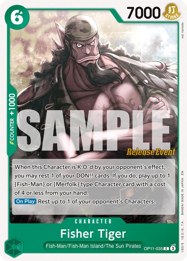 Fisher Tiger [A Fist of Divine Speed Release Event Cards] | Total Play