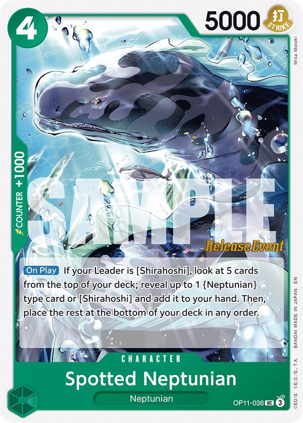 Spotted Neptunian [A Fist of Divine Speed Release Event Cards] | Total Play