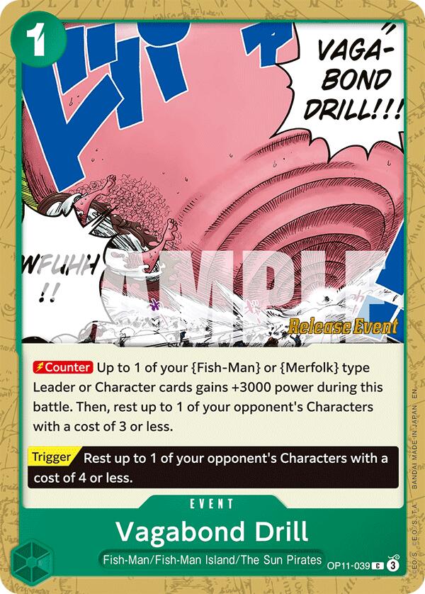 Vagabond Drill [A Fist of Divine Speed Release Event Cards] | Total Play