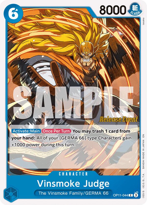 Vinsmoke Judge [A Fist of Divine Speed Release Event Cards] | Total Play