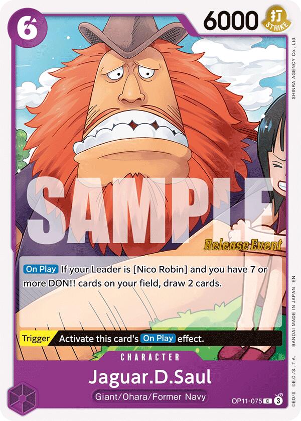 Jaguar.D.Saul [A Fist of Divine Speed Release Event Cards] | Total Play