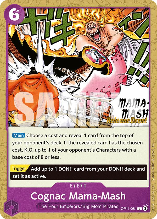 Cognac Mama-Mash [A Fist of Divine Speed Release Event Cards] | Total Play