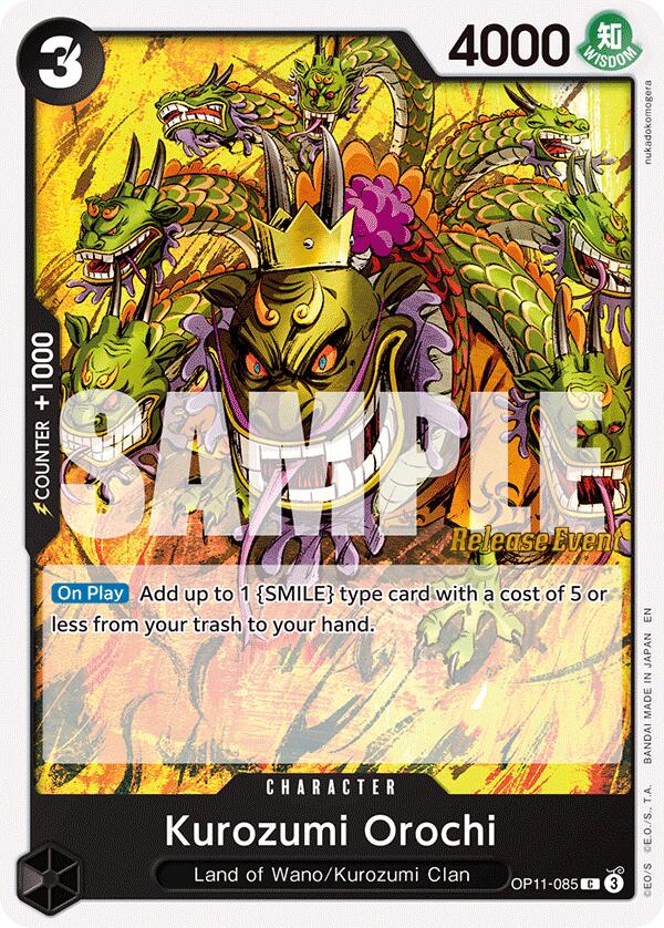 Kurozumi Orochi [A Fist of Divine Speed Release Event Cards] | Total Play