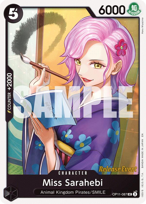 Miss Sarahebi [A Fist of Divine Speed Release Event Cards] | Total Play