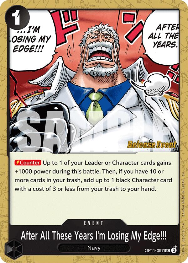 After All These Years I'm Losing My Edge!!! [A Fist of Divine Speed Release Event Cards] | Total Play