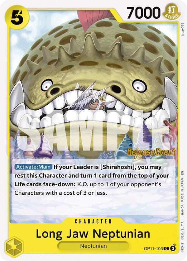 Long-Jaw Neptunian [A Fist of Divine Speed Release Event Cards] | Total Play