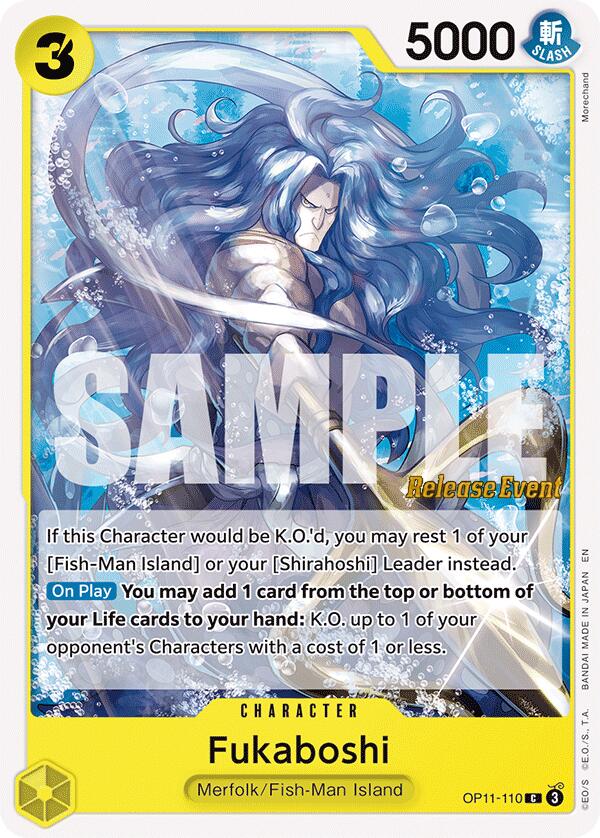 Fukaboshi [A Fist of Divine Speed Release Event Cards] | Total Play