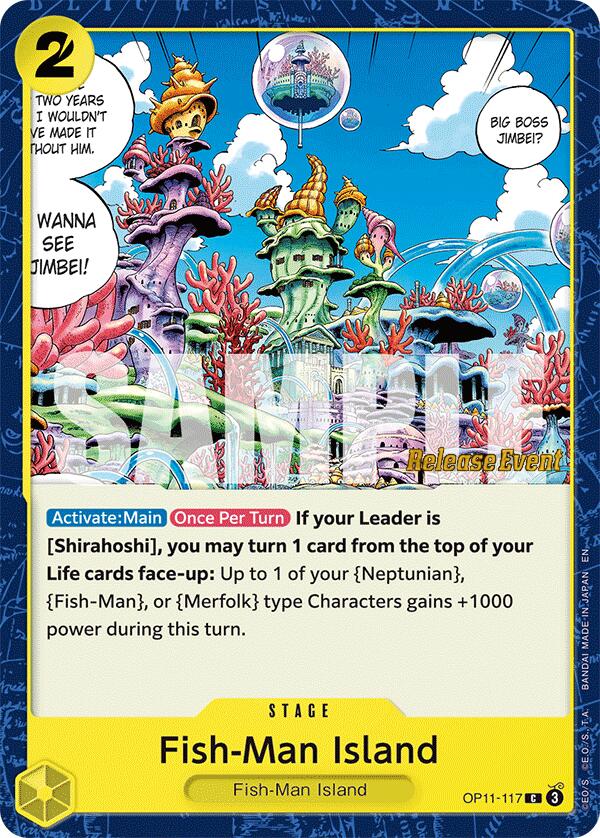Fish-Man Island [A Fist of Divine Speed Release Event Cards] | Total Play