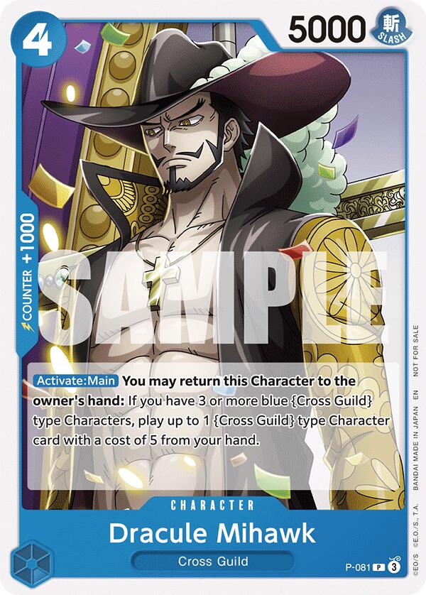 Dracule Mihawk (A Fist of Divine Speed Release Event) [One Piece Promotion Cards] | Total Play