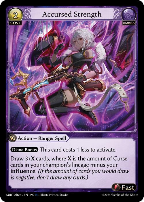 Accursed Strength (192) [Mercurial Heart Alter Edition] | Total Play