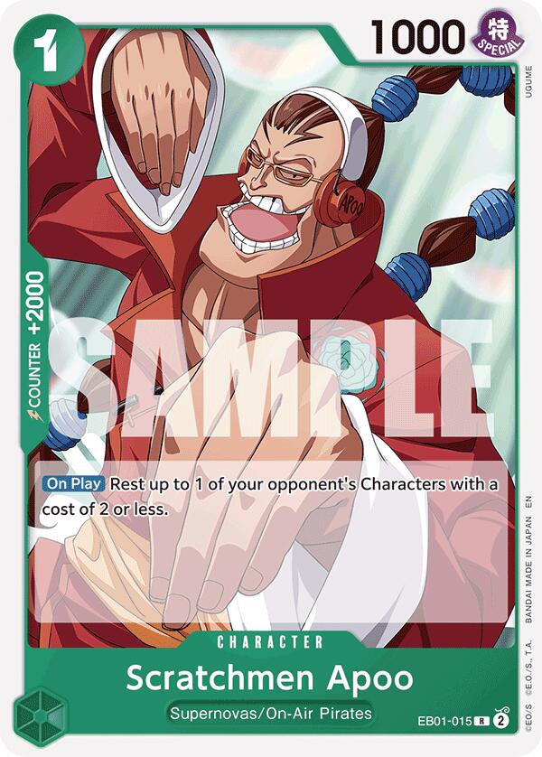 Scratchmen Apoo (Reprint) [Starter Deck: GREEN Jewelry Bonney] | Total Play