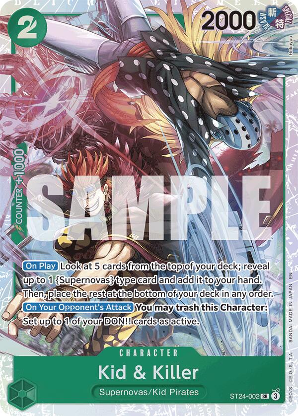 Kid & Killer [Starter Deck: GREEN Jewelry Bonney] | Total Play