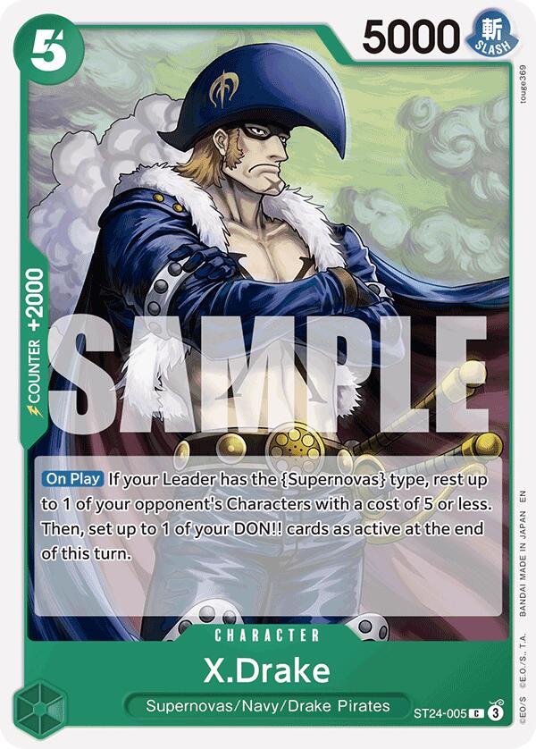 X.Drake [Starter Deck: GREEN Jewelry Bonney] | Total Play