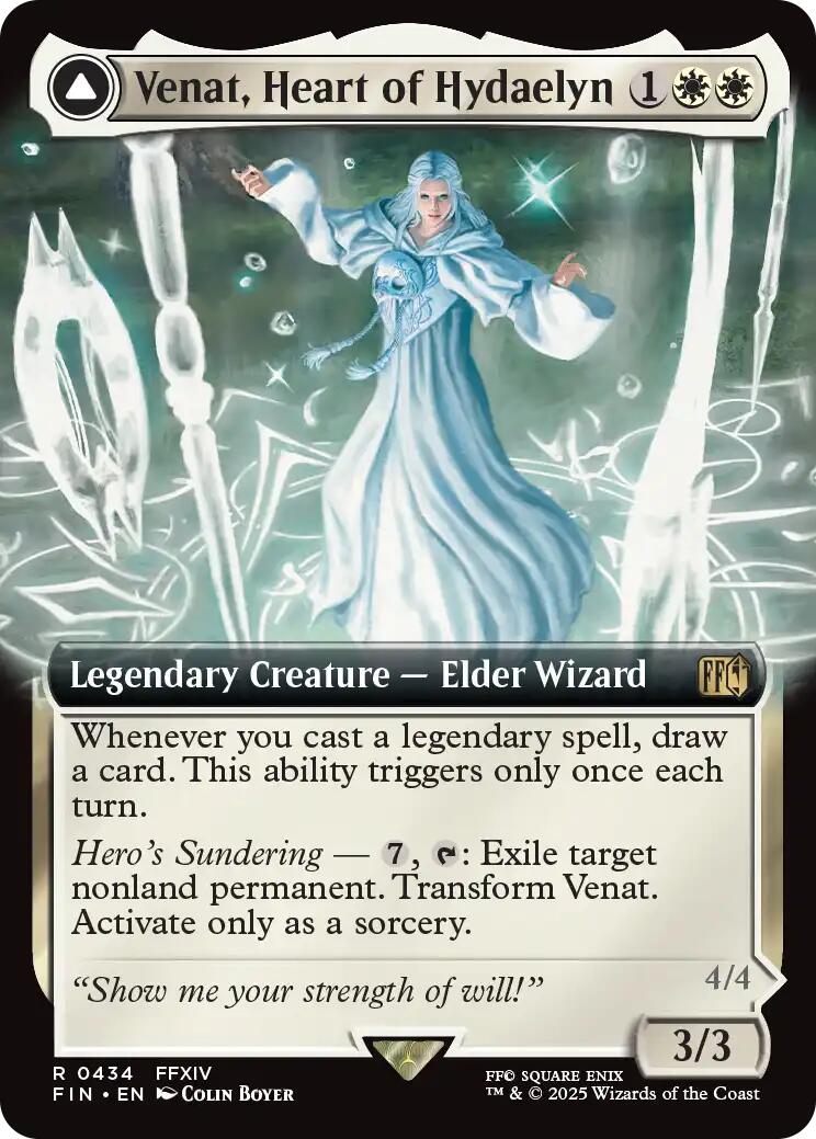 Venat, Heart of Hydaelyn // Hydaelyn, the Mothercrystal (Extended Art) [FINAL FANTASY] | Total Play