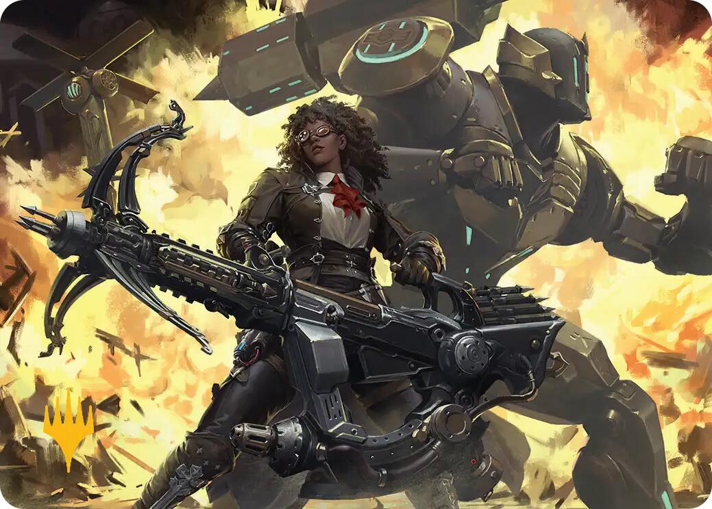 Machinist's Arsenal Art Card (Gold-Stamped Planeswalker Symbol) [FINAL FANTASY Art Series] | Total Play
