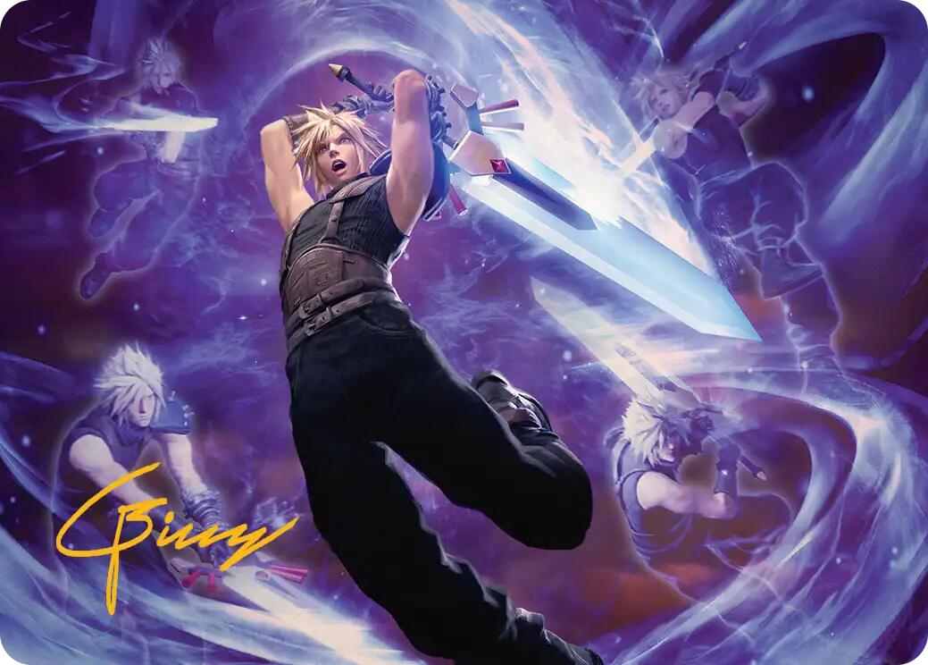 Cloud's Limit Break Art Card (Gold-Stamped Signature) [FINAL FANTASY Art Series] | Total Play