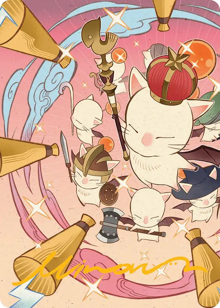 Summon: Good King Mog XII Art Card (Gold-Stamped Signature) [FINAL FANTASY Art Series] | Total Play
