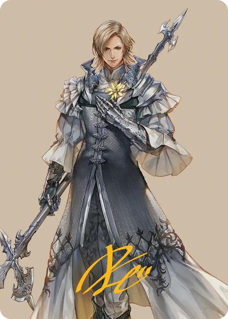 Dion, Bahamut's Dominant Art Card (Gold-Stamped Signature) [FINAL FANTASY Art Series] | Total Play
