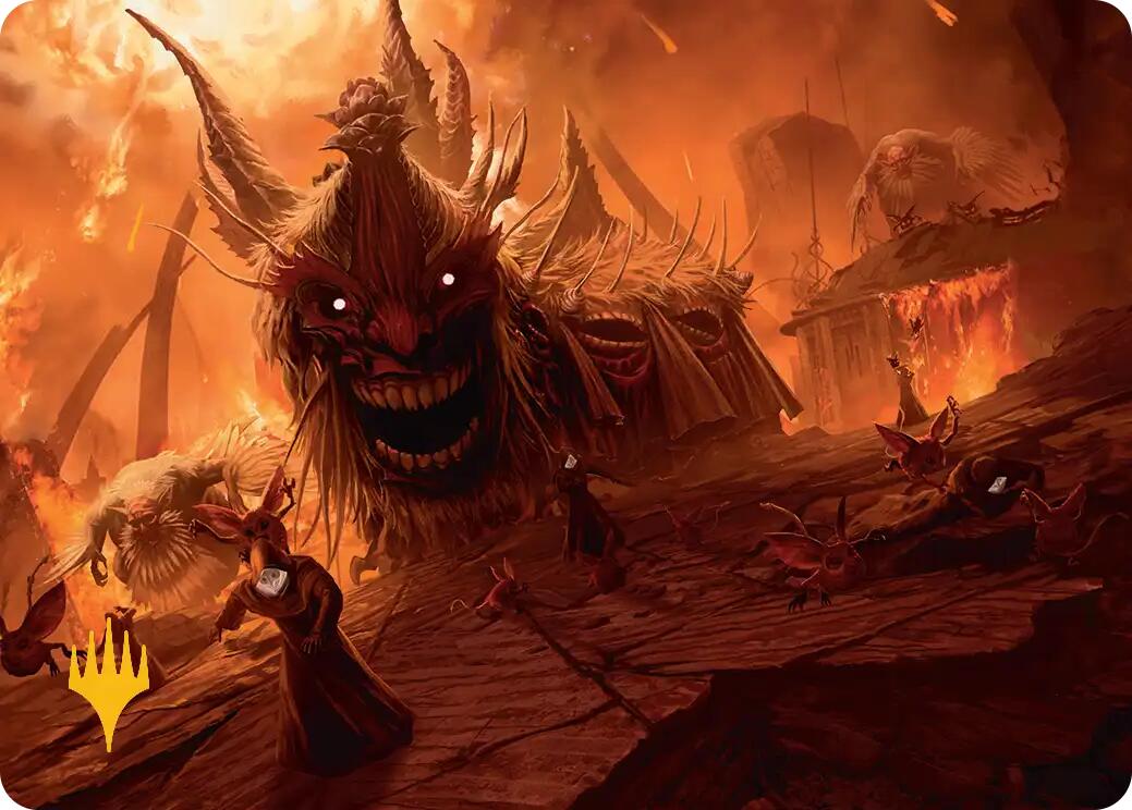 The Final Days Art Card (Gold-Stamped Planeswalker Symbol) [FINAL FANTASY Art Series] | Total Play