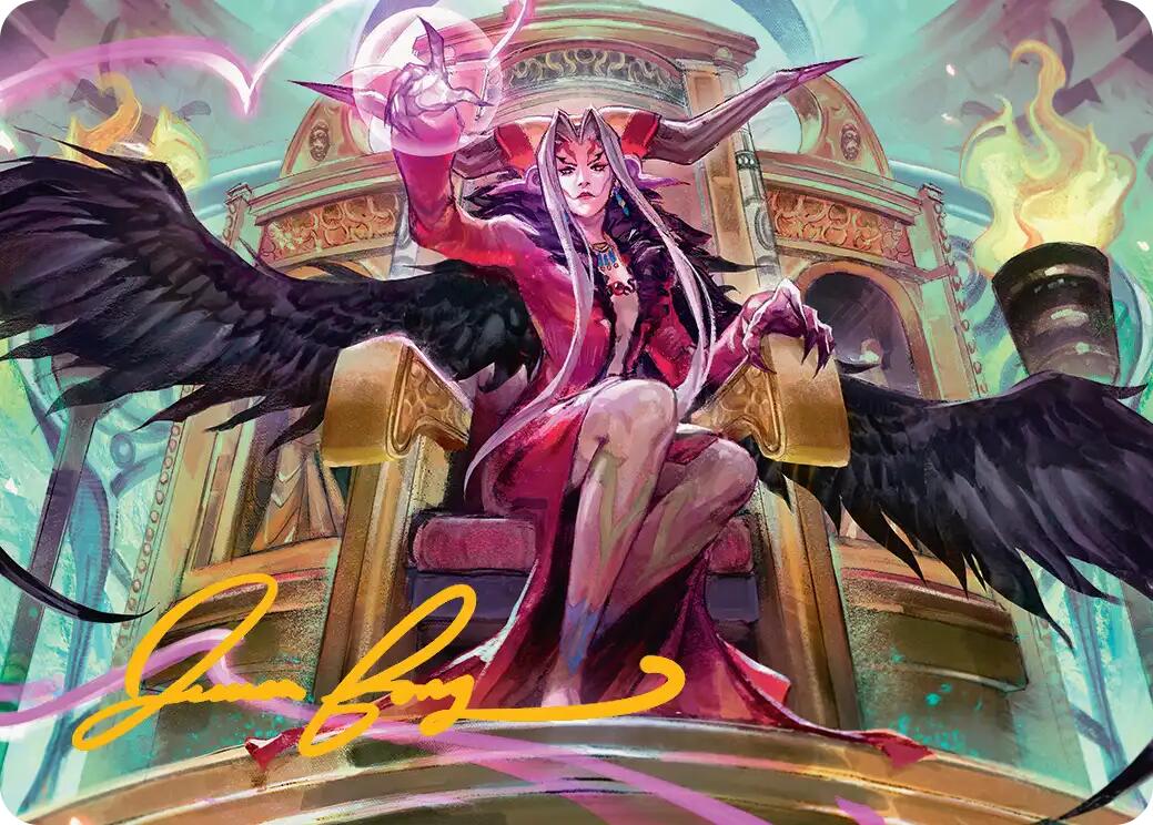 Sorceress's Schemes Art Card (Gold-Stamped Signature) [FINAL FANTASY Art Series] | Total Play
