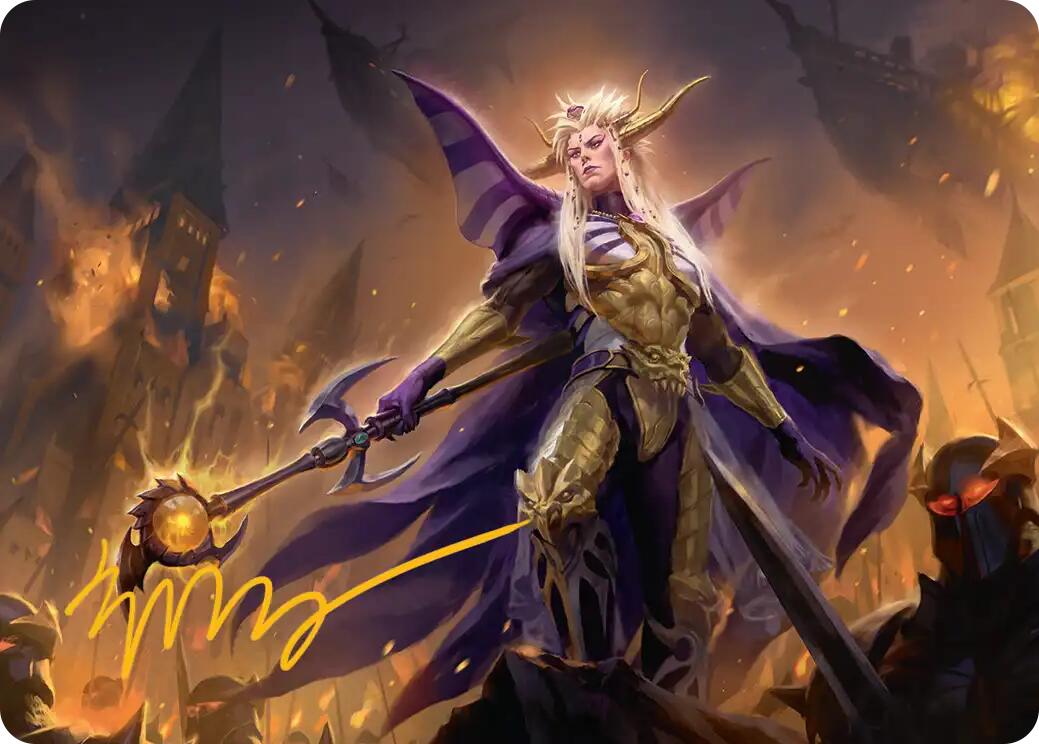 The Emperor of Palamecia Art Card (Gold-Stamped Signature) [FINAL FANTASY Art Series] | Total Play