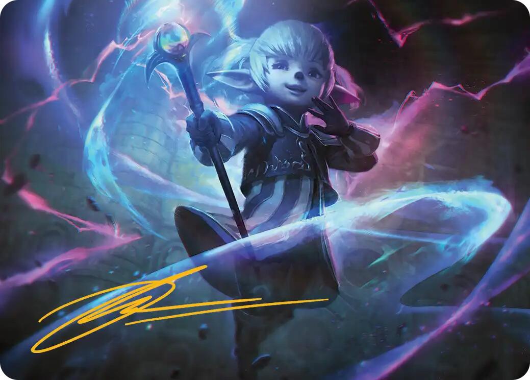 Shantotto, Tactician Magician Art Card (Gold-Stamped Signature) [FINAL FANTASY Art Series] | Total Play