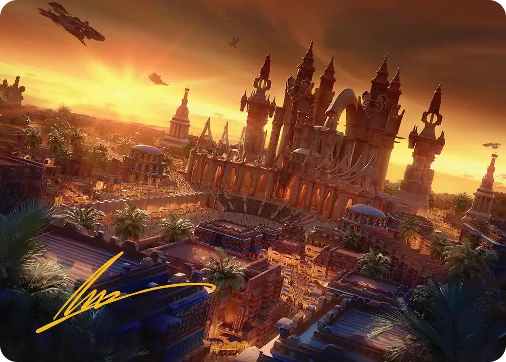Rabanastre, Royal City Art Card (Gold-Stamped Signature) [FINAL FANTASY Art Series] | Total Play