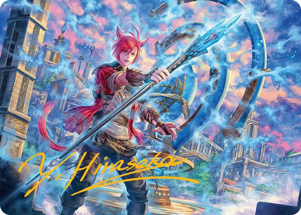 G'raha Tia, Scion Reborn Art Card (19) (Gold-Stamped Signature) [FINAL FANTASY Art Series] | Total Play