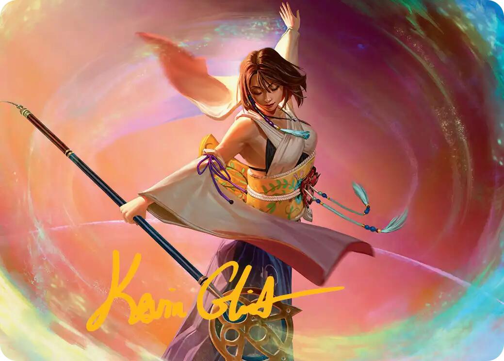 Yuna, Grand Summoner Art Card (Gold-Stamped Signature) [FINAL FANTASY Art Series] | Total Play