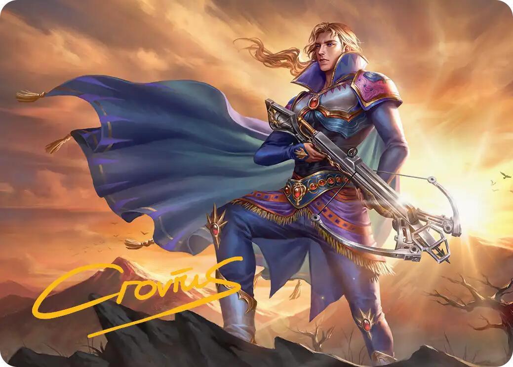 Edgar, Master Machinist Art Card (Gold-Stamped Signature) [FINAL FANTASY Art Series] | Total Play