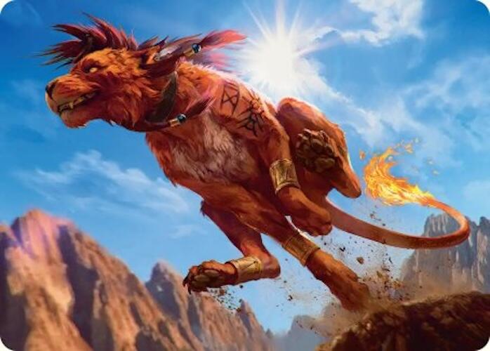 Red XIII, Proud Warrior Art Card [FINAL FANTASY Art Series] | Total Play