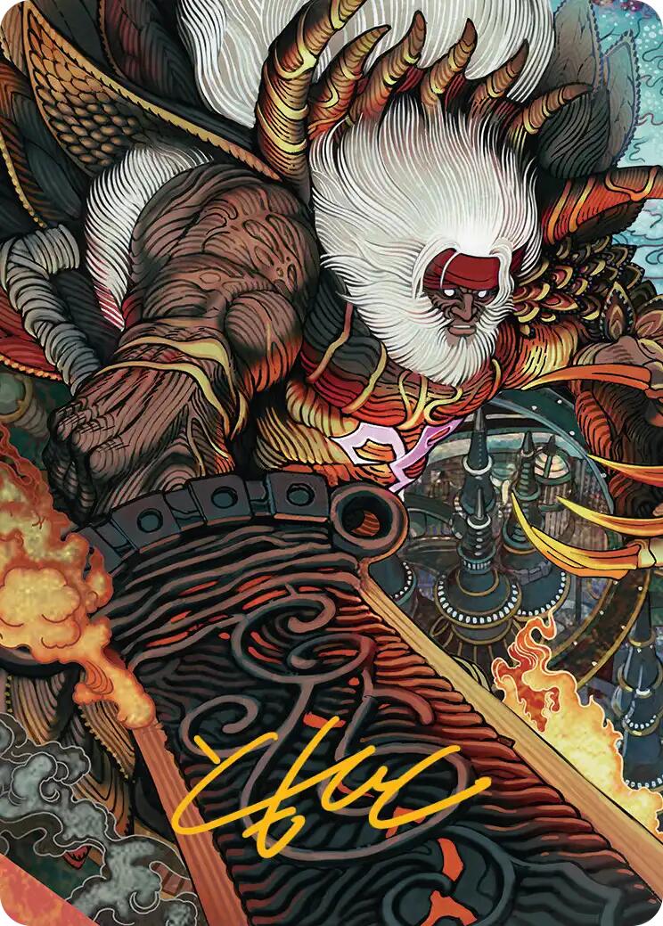 Braska's Final Aeon Art Card (Gold-Stamped Signature) [FINAL FANTASY Art Series] | Total Play