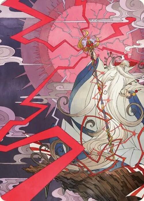 Summon: Esper Ramuh Art Card [FINAL FANTASY Art Series] | Total Play