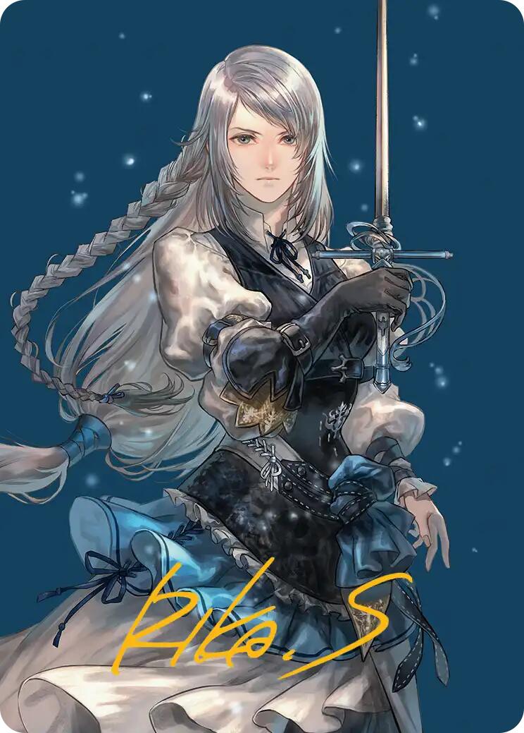 Jill, Shiva's Dominant Art Card (Gold-Stamped Signature) [FINAL FANTASY Art Series] | Total Play
