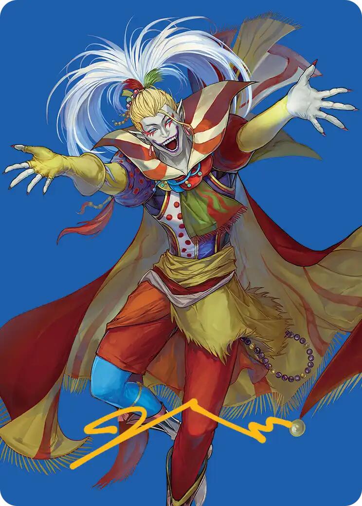 Kefka, Court Mage Art Card (Gold-Stamped Signature) [FINAL FANTASY Art Series] | Total Play