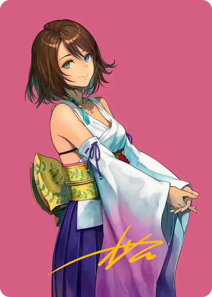 Yuna, Hope of Spira Art Card (Gold-Stamped Signature) [FINAL FANTASY Art Series] | Total Play