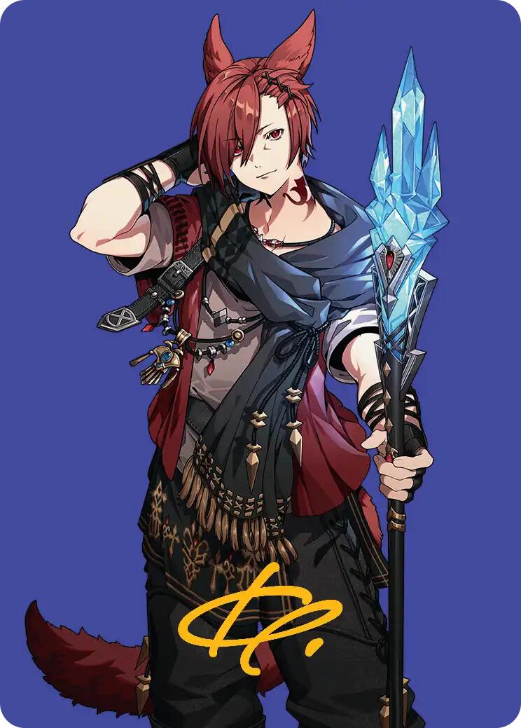 G'raha Tia, Scion Reborn Art Card (51) (Gold-Stamped Signature) [FINAL FANTASY Art Series] | Total Play