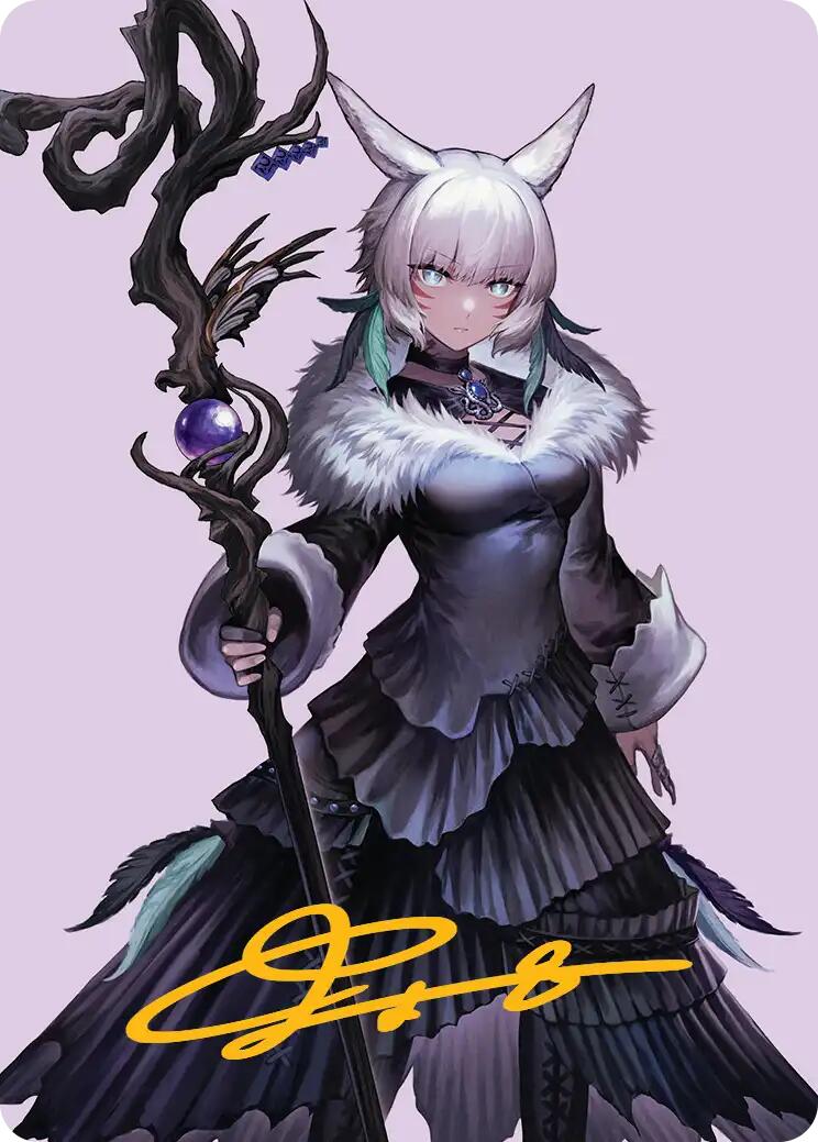 Y'shtola, Night's Blessed Art Card (53) (Gold-Stamped Signature) [FINAL FANTASY Art Series] | Total Play