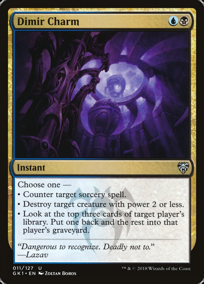 Dimir Charm [Guilds of Ravnica Guild Kit] | Total Play