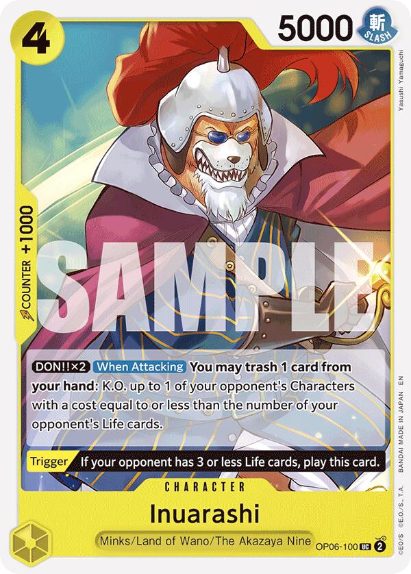 Inuarashi (Reprint) [Starter Deck: GREEN/YELLOW Yamato] | Total Play