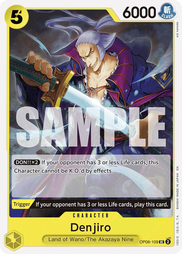 Denjiro (Reprint) [Starter Deck: GREEN/YELLOW Yamato] | Total Play