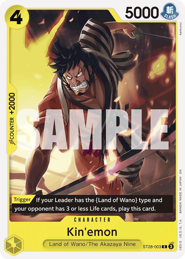 Kin'emon [Starter Deck: GREEN/YELLOW Yamato] | Total Play