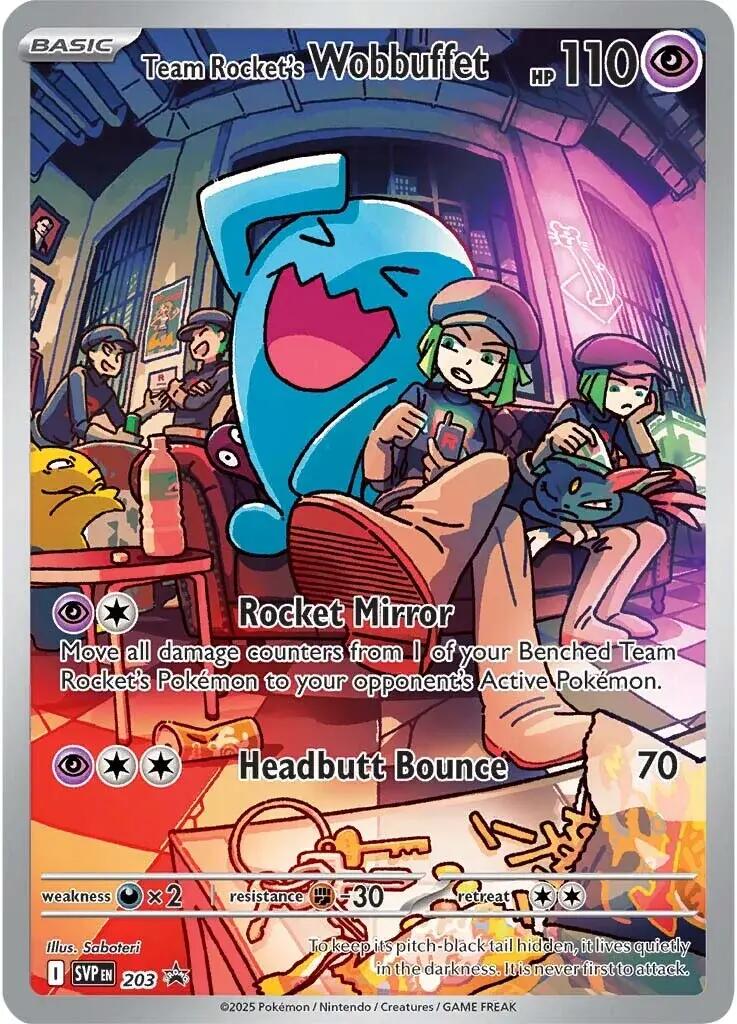Team Rocket's Wobbuffet (203) [Scarlet & Violet: Black Star Promos] | Total Play