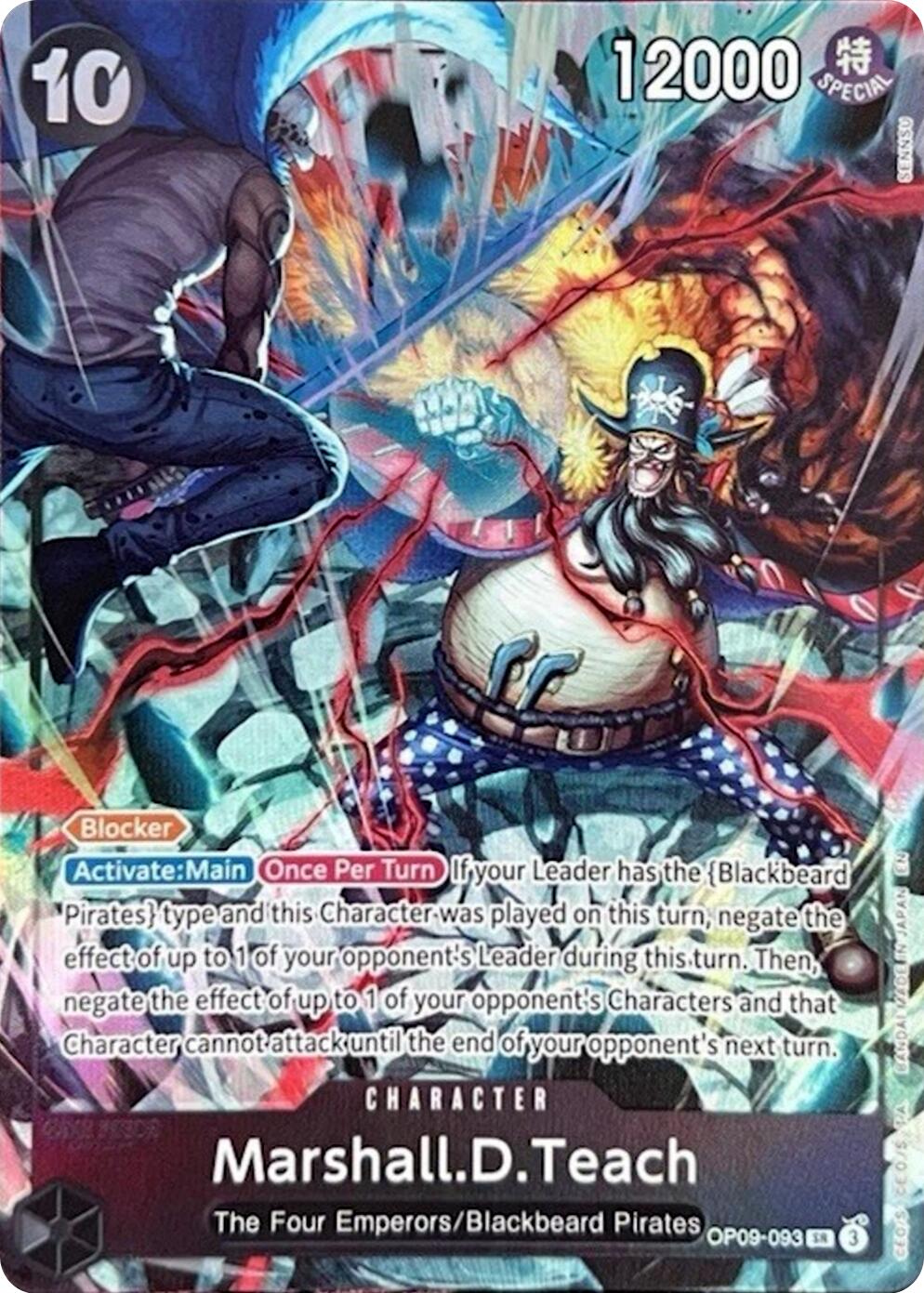 Marshall.D.Teach (English Version 2nd Anniversary Set) [One Piece Promotion Cards] | Total Play