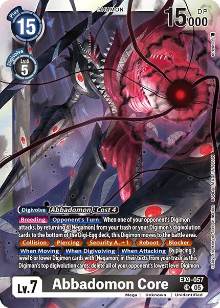 Abbadomon Core [EX9-057] [Versus Monsters] | Total Play
