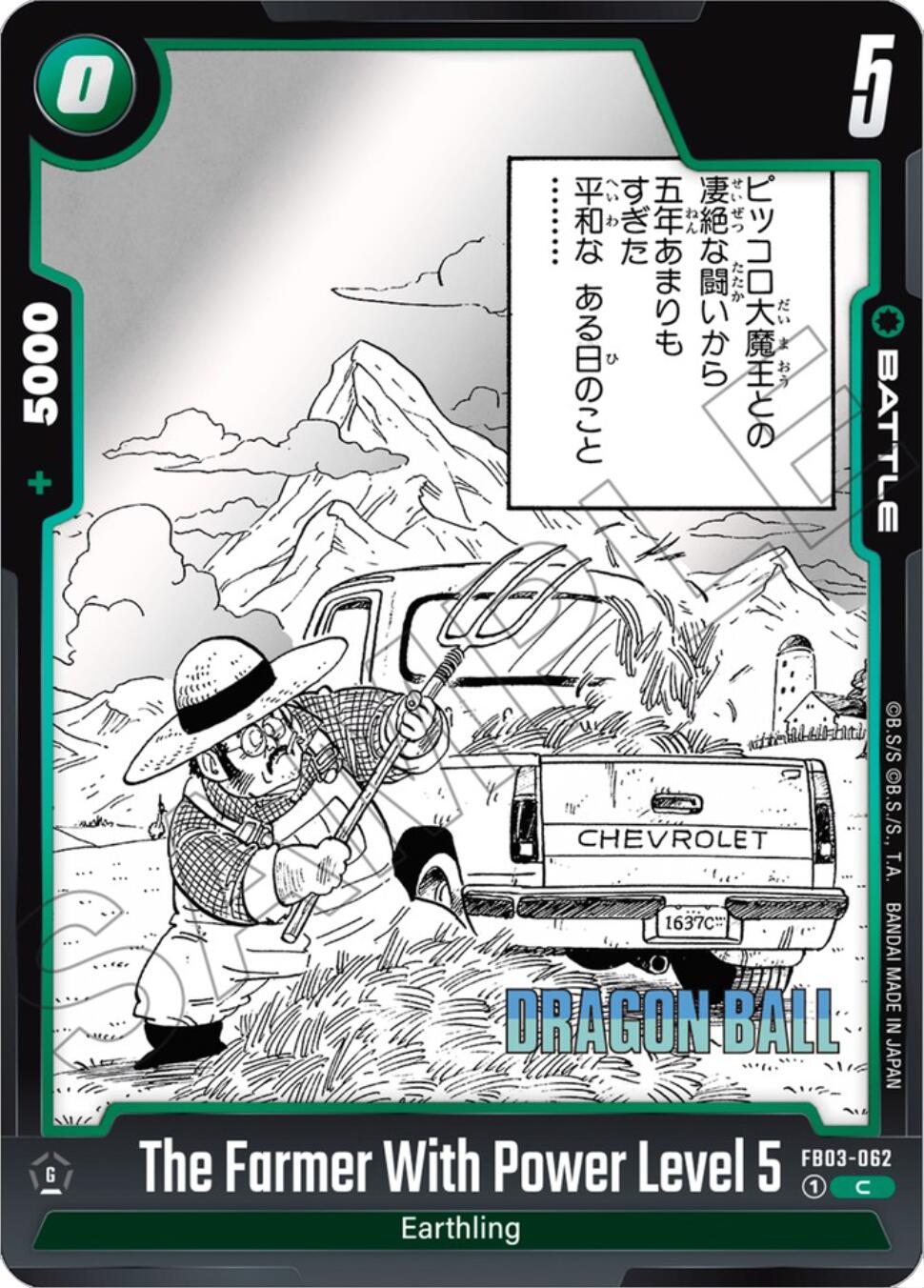 The Farmer With Power Level 5 [Manga Booster 01] | Total Play