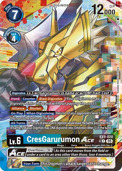 CresGarurumon ACE [EX9-020] (Alternate Art) [Versus Monsters] | Total Play