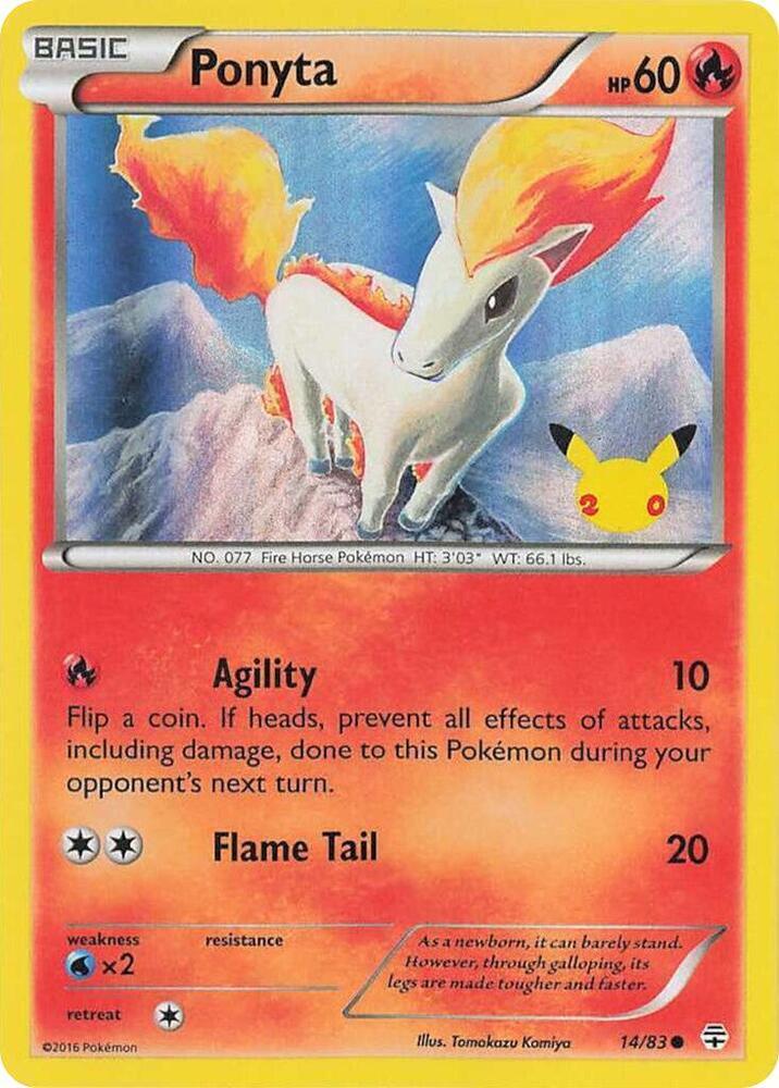 Ponyta (014/083) (UK Exclusive Promo) [Miscellaneous Cards] | Total Play