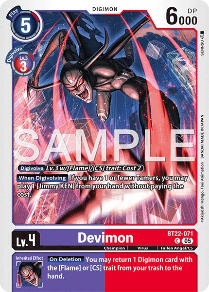 Devimon [BT22-071] [Cyber Eden] | Total Play